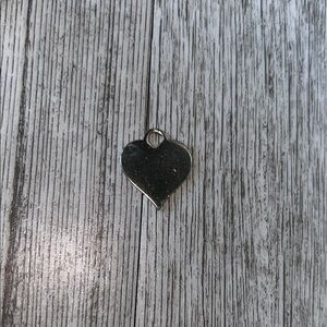 Sterling silver Heart Pendant (stamped .925) ENGRAVABLE